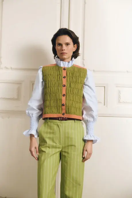 Aleria Shirt - Baby Blue | Maria De La Orden