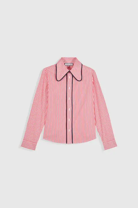 Ala Shirt - Cherry Stripes | Maria De La Orden