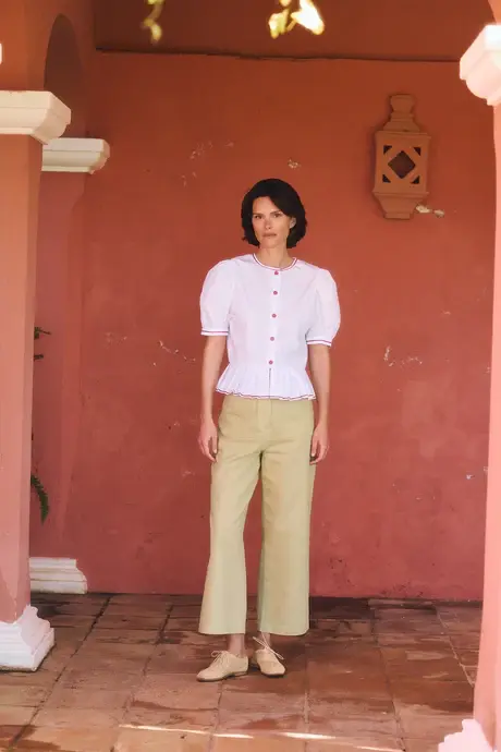 Belem Shirt - White | Maria De La Orden
