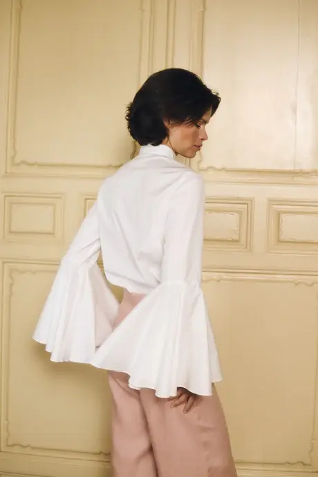 Bellflower Shirt - White | Maria De La Orden