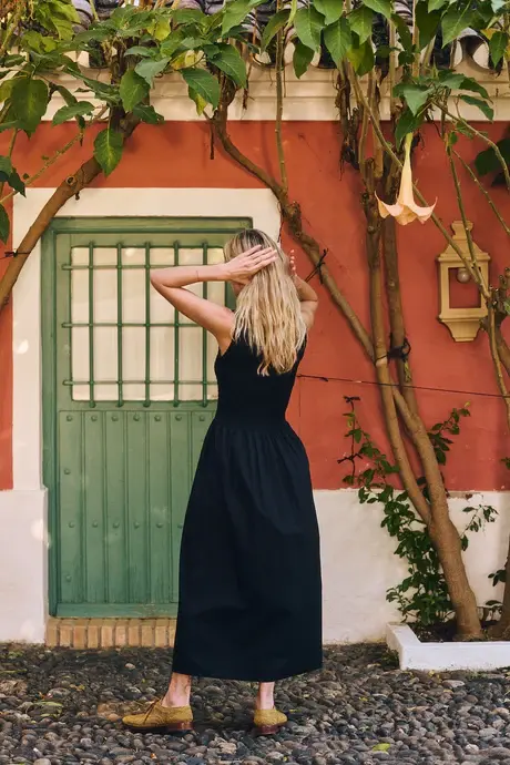 Saint Barth Dress - Black | Maria De La Orden