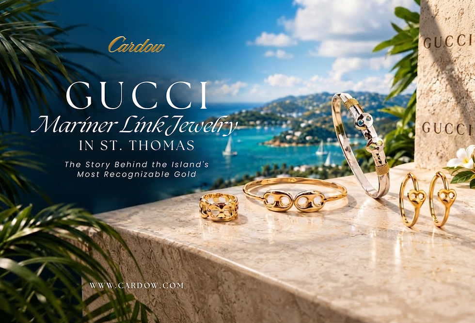 Gucci Mariner Link Jewelry in St. Thomas: The Story Behind the Island's Most Recognizable Gold