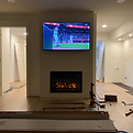 Fireplace and TV installation