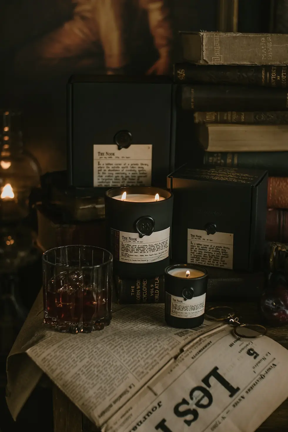 Thumbnail: The Nook Soy Candle 65g | Blanc + Nero