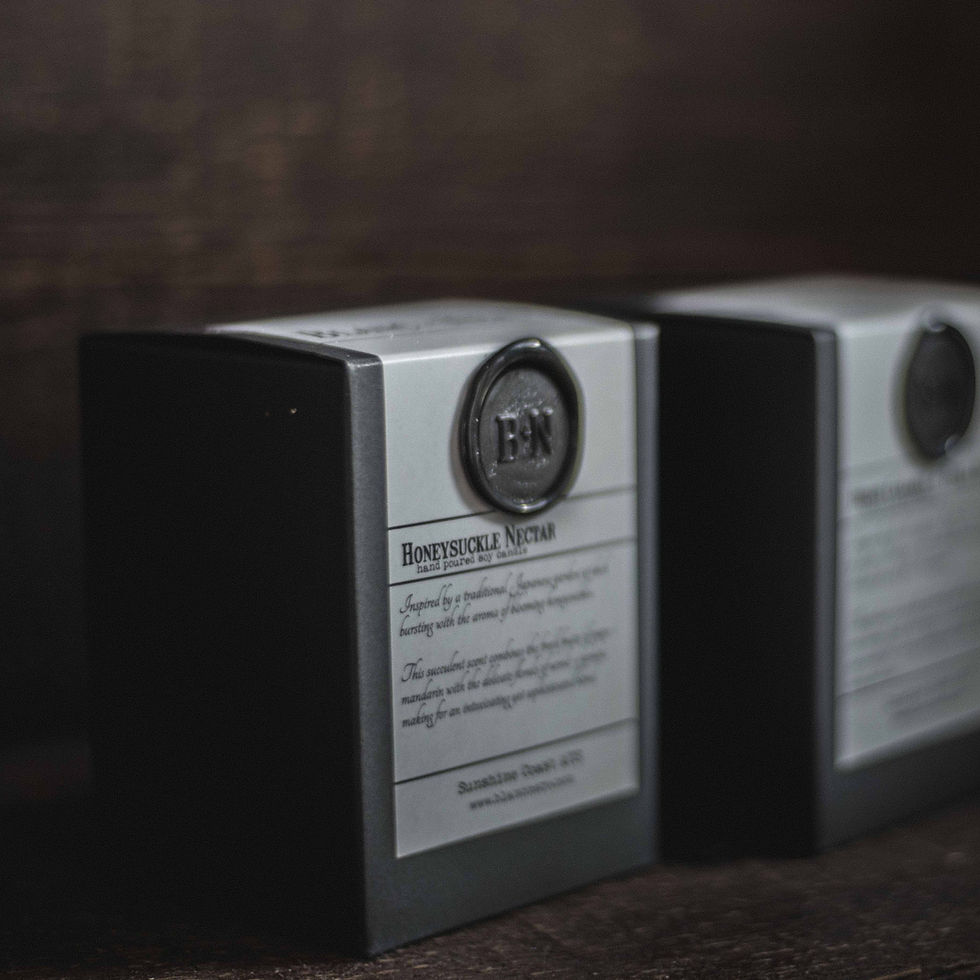 Thumbnail: Honeysuckle Nectar Soy Candle 180g | Blanc + Nero