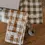 Thumbnail: Pure French Linen Tea Towel - Toffee Gingham