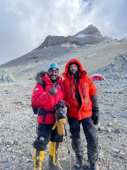 Dalip on Mt. Aconcagua