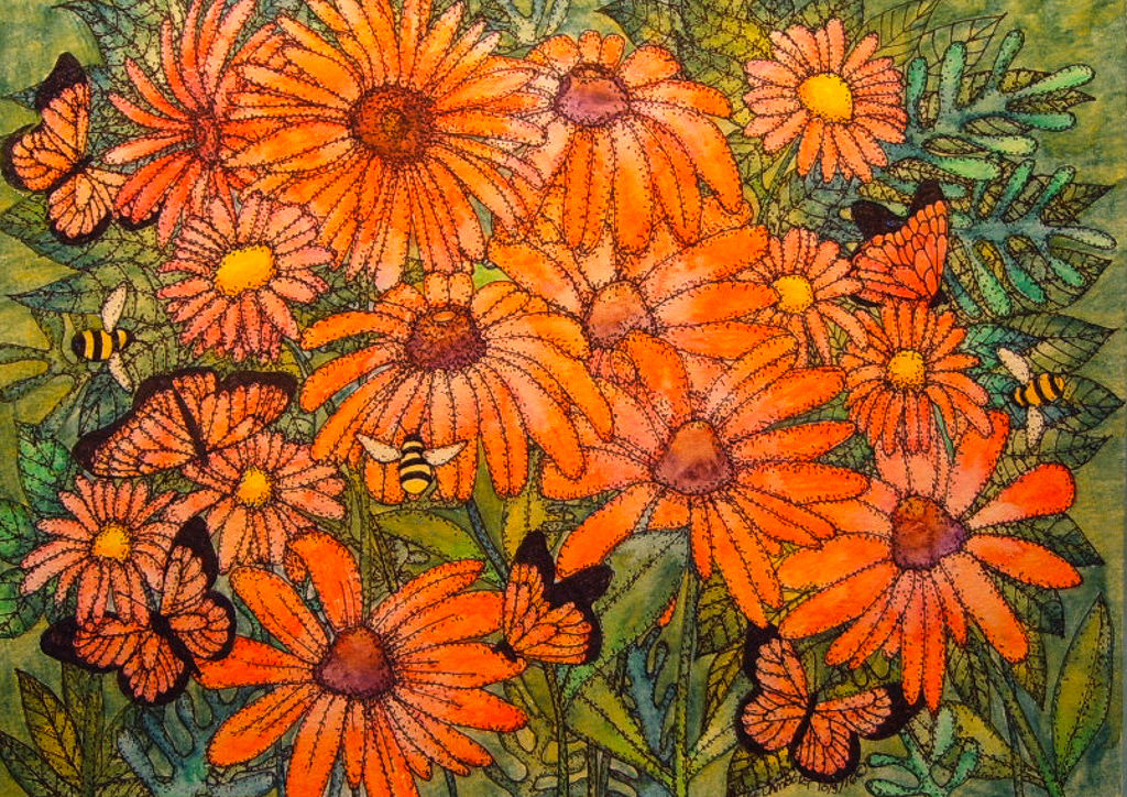 Dance of Autumn's Blossoms