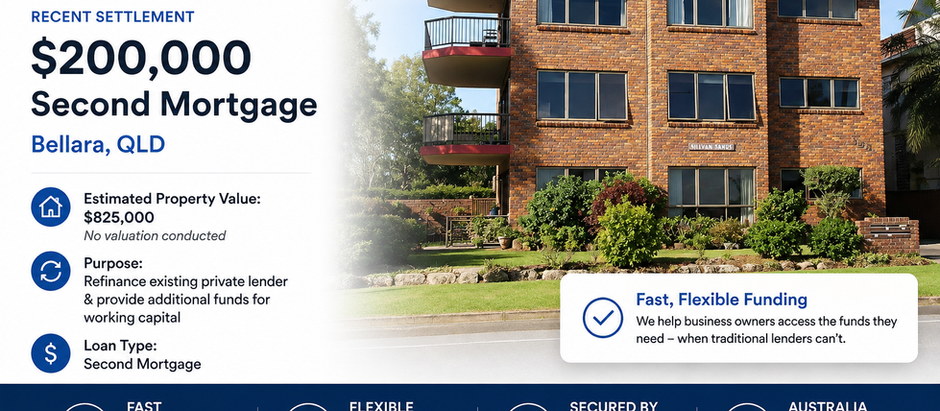 Case Study: $200,000 Second Mortgage – Bellara, QLD