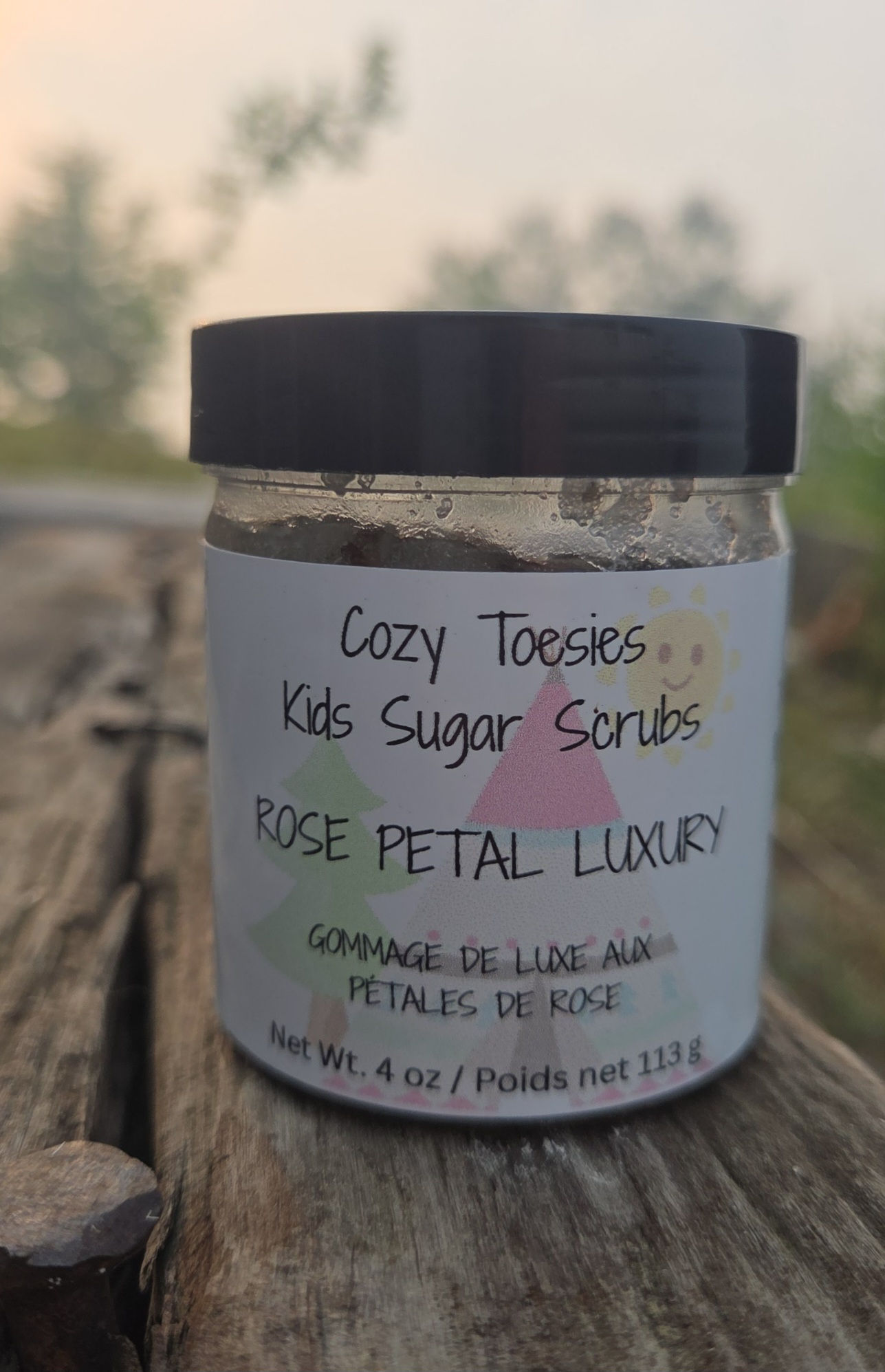Rose Petal Luxury Kids Sugar Scrub 
