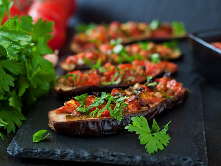 Tender Stuffed Aubergines (Ve)