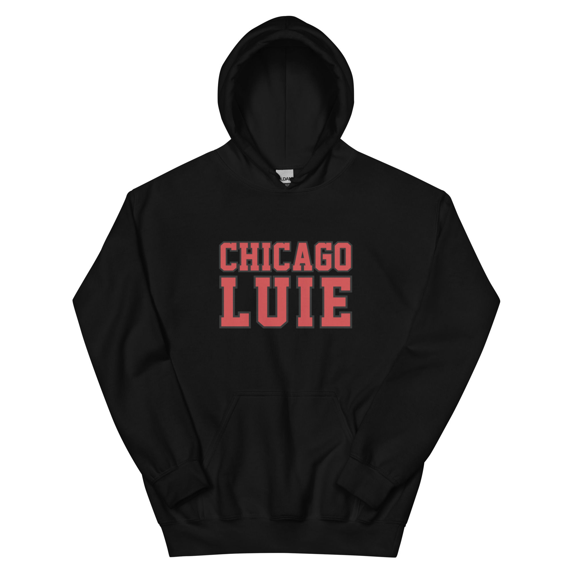 Unisex Hoodie CHI-LUIE Black Outline