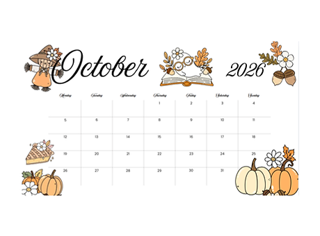 Orange and Brown Illustrated October Calendar.png