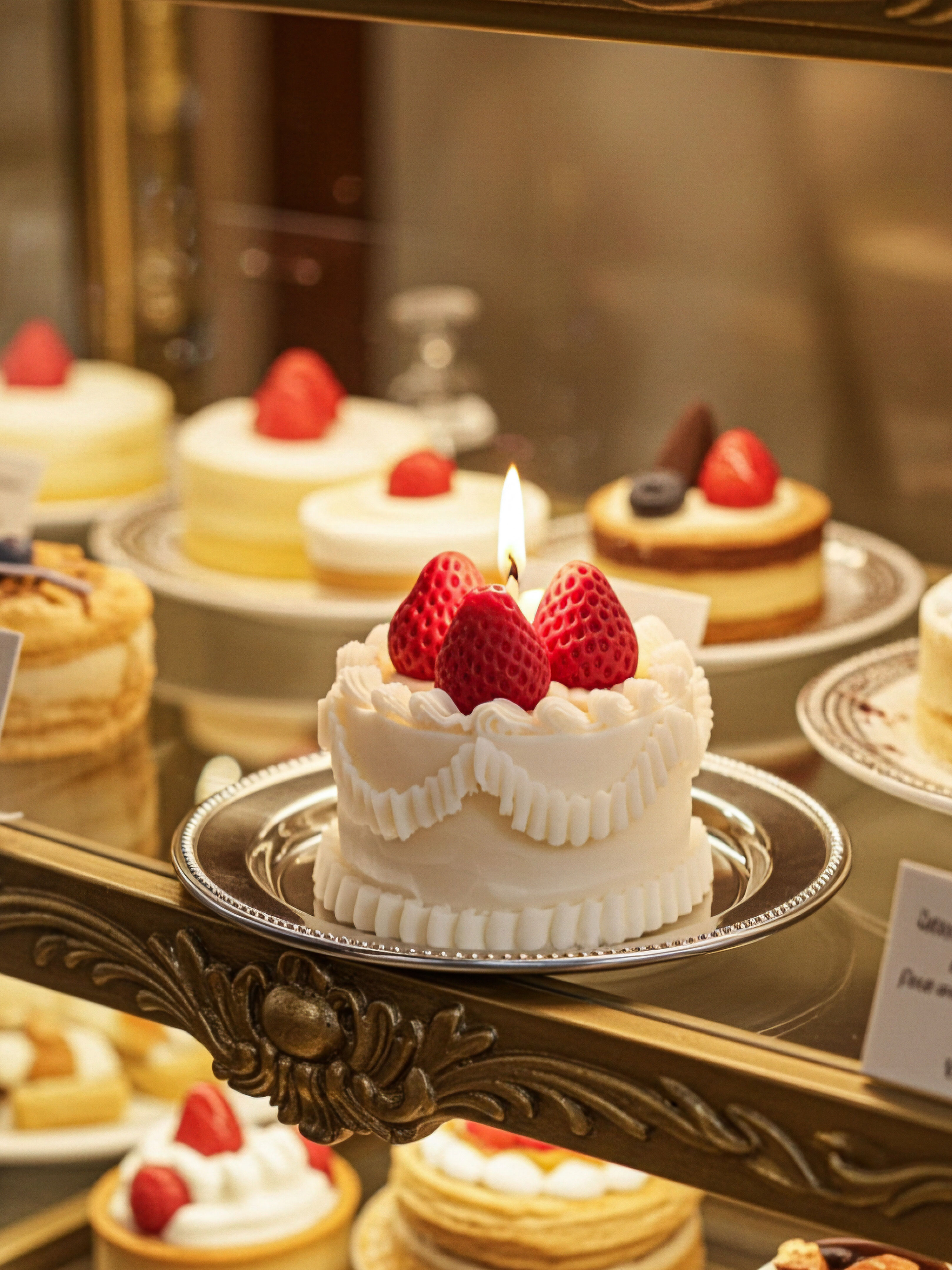 Happy Birthday Cake Candle