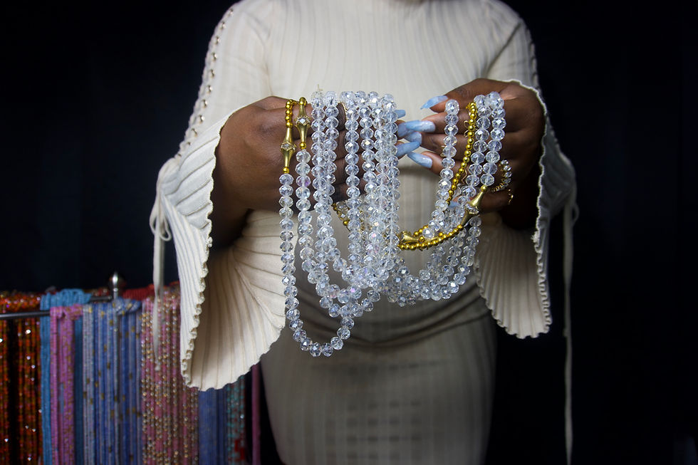 Celestial Charm elastic string waist beads