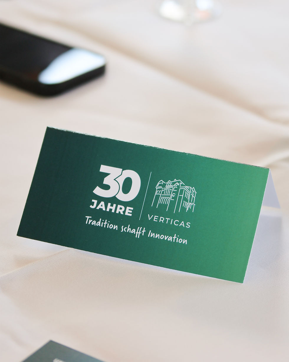 30 JAHRE VERTICAS - EIN JUBILÄUM DAS UNS VERBINDET