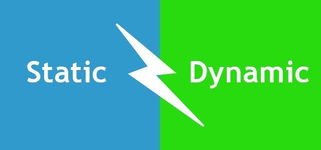 Difference between static tests and dynamic tests