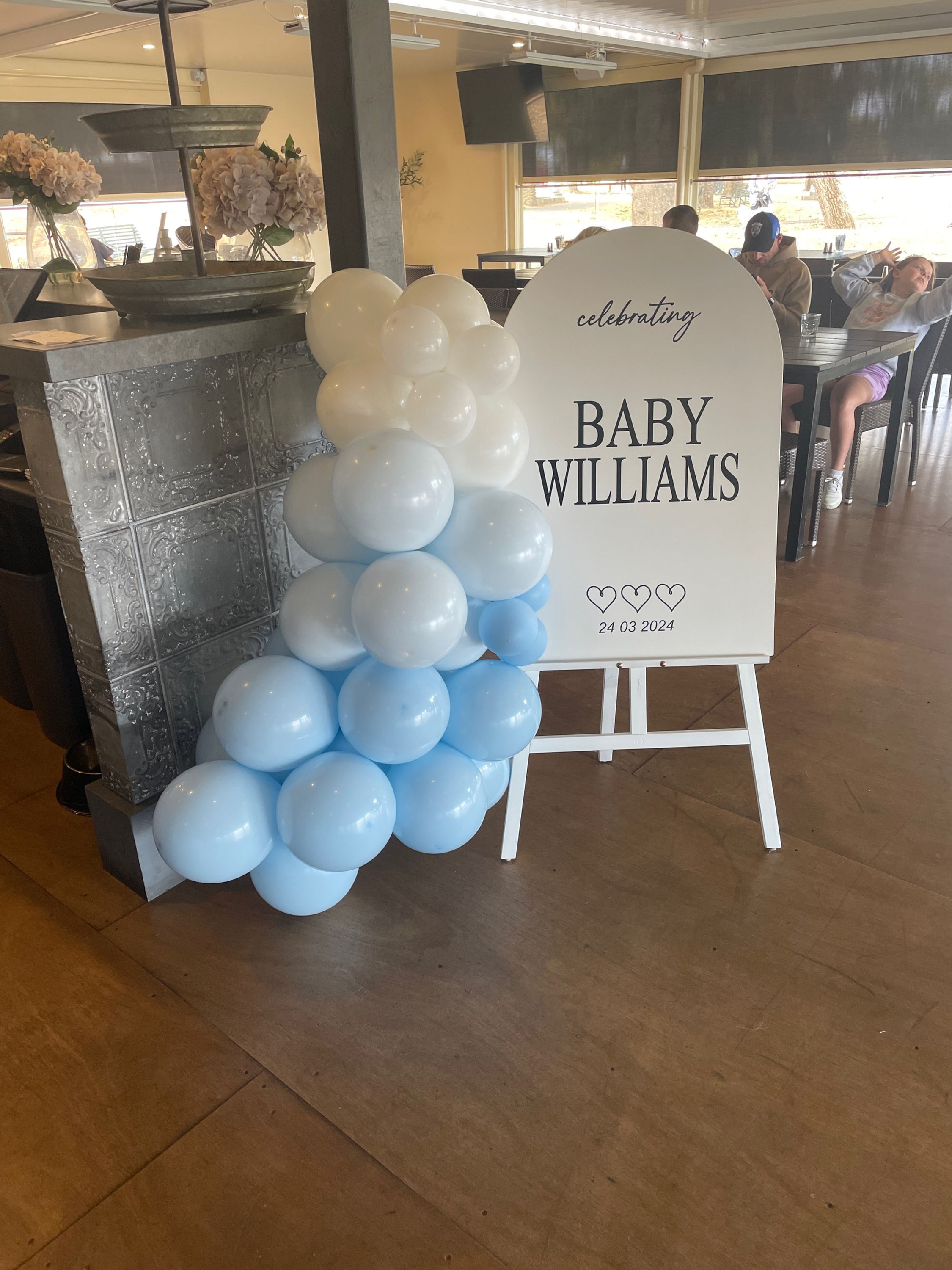  Welcome board package in any colour and events