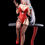 Thumbnail: Riselia Ray Crystalia wearing crimson bunny costume with Nip Slip Gimmick System