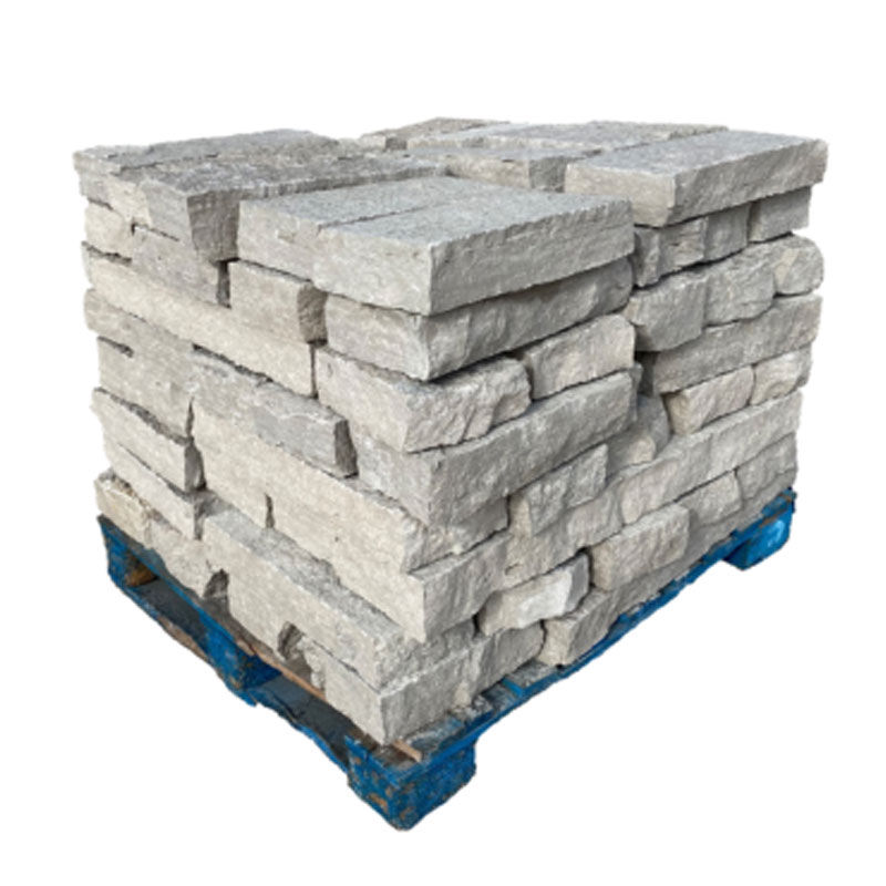 4" Canyon Cut Wall Block (Grey)
