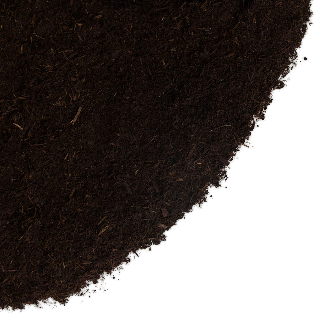 Brown Black Gold Fine Triple-Process Brown Non-Dyed Bark Hardwood Mulch
