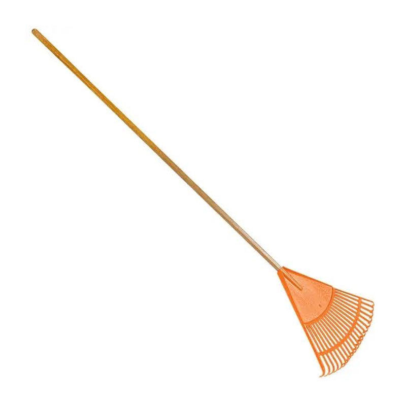 AM Leonard 18″ Poly Lawn Rake with 54″ Hardwood Handle (PRC18)