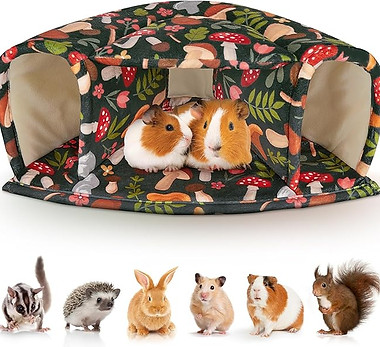 mushroom print 3-door tunnel house