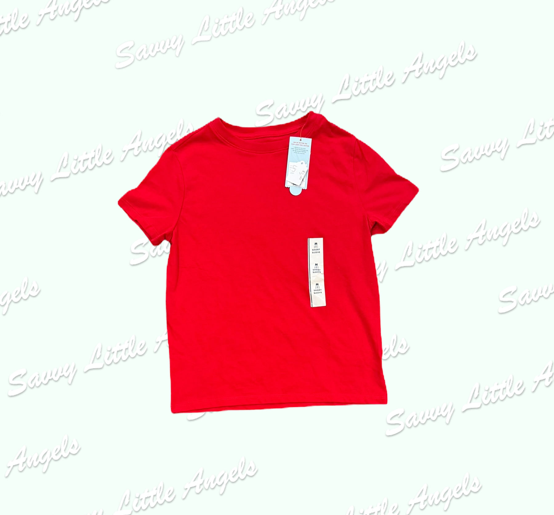 front of Red Short Sleeve Shirt