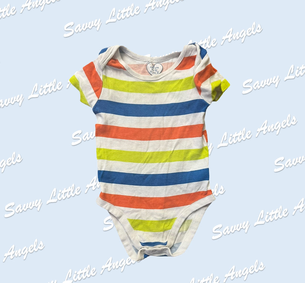 Striped Onesie Front View