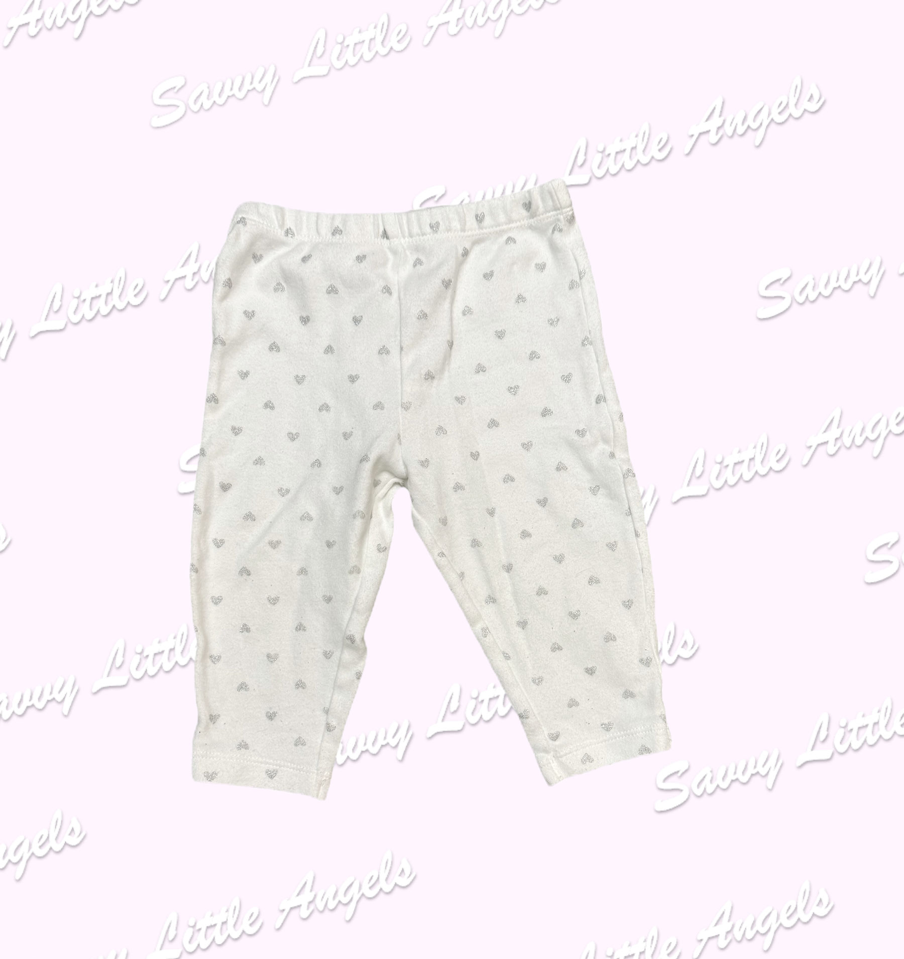 front of Silver Heart Pants