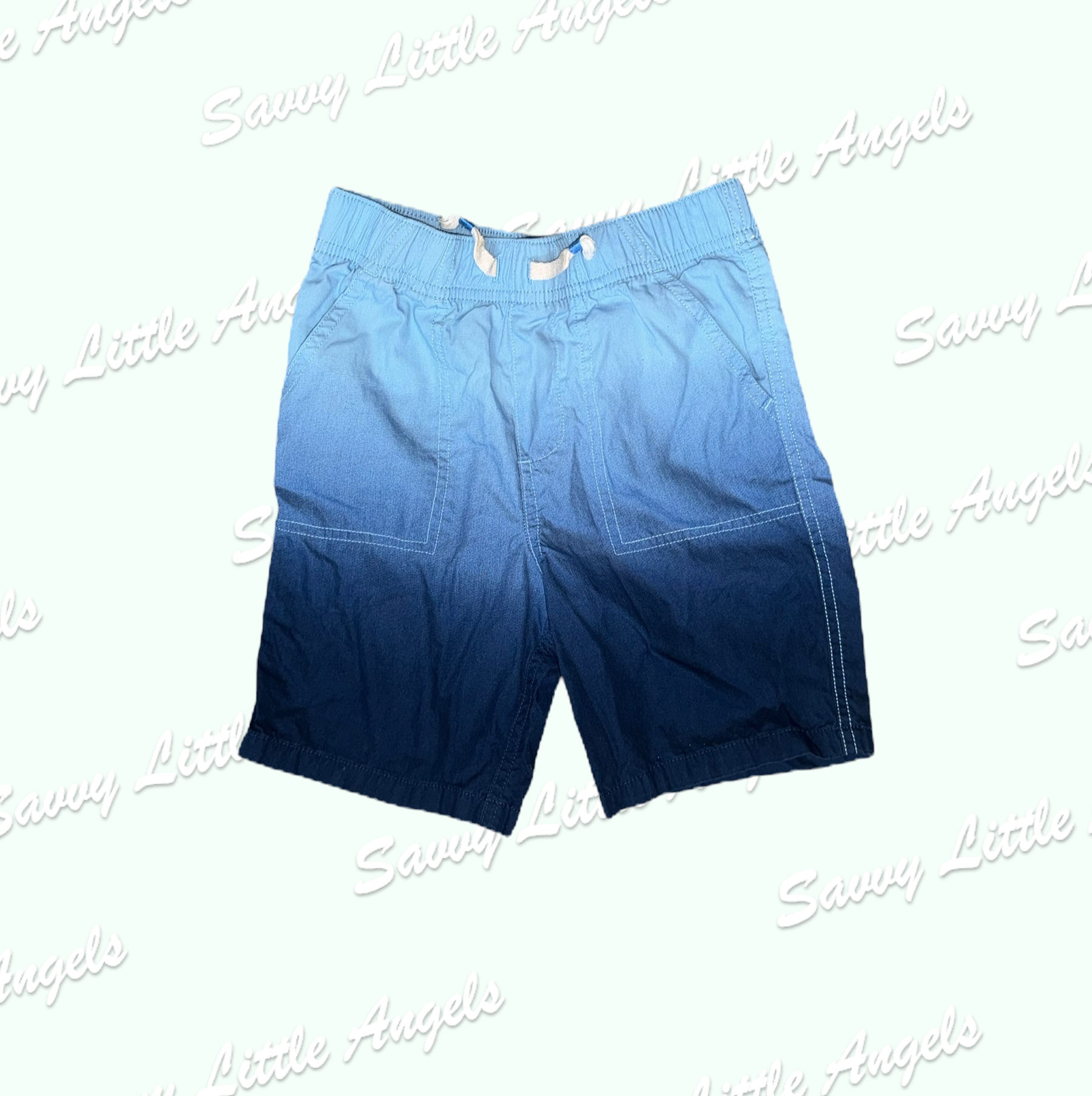 Blue Shorts Front View