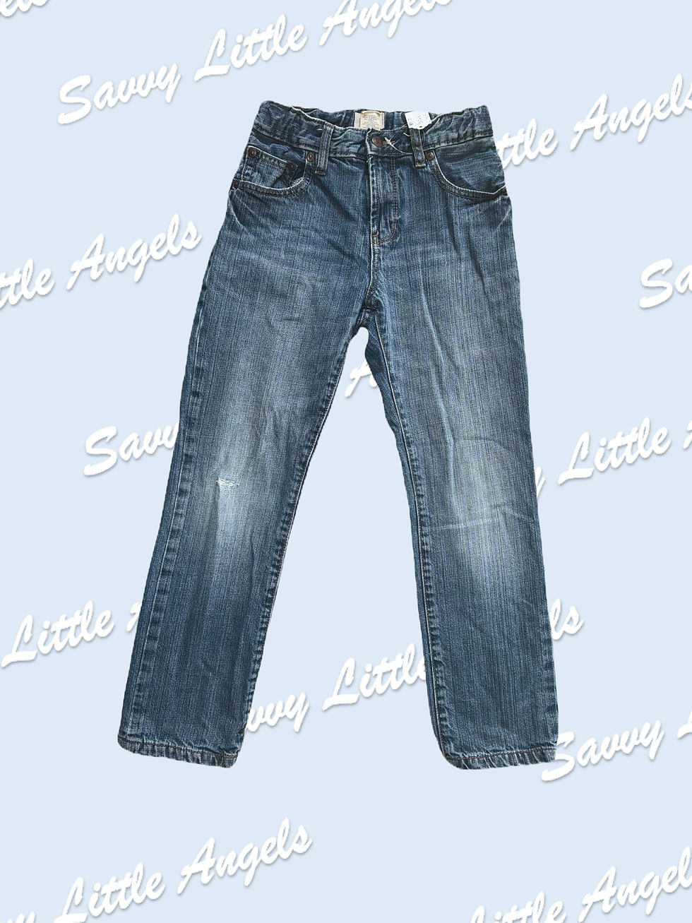 front view of Slim Straight Jeans