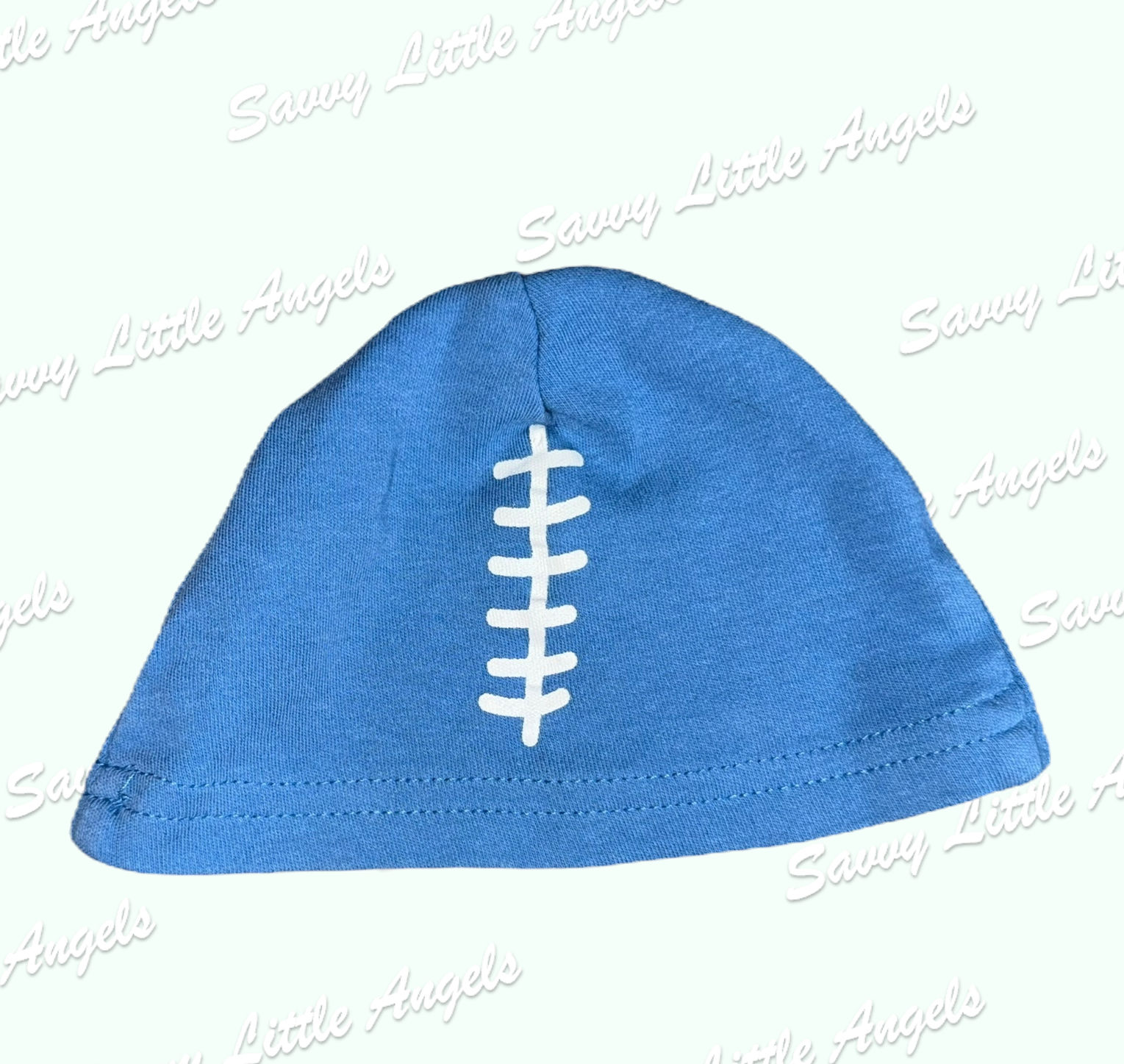 front view of Blue Football Hat