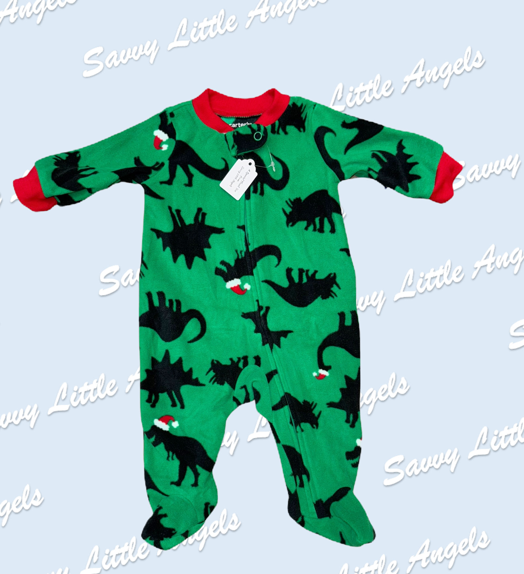 Holiday Dino Sleeper Front View