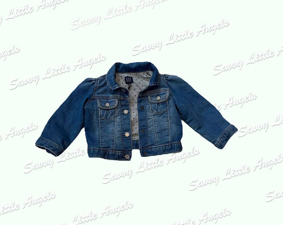 Light Blue Jean Jacket Front View