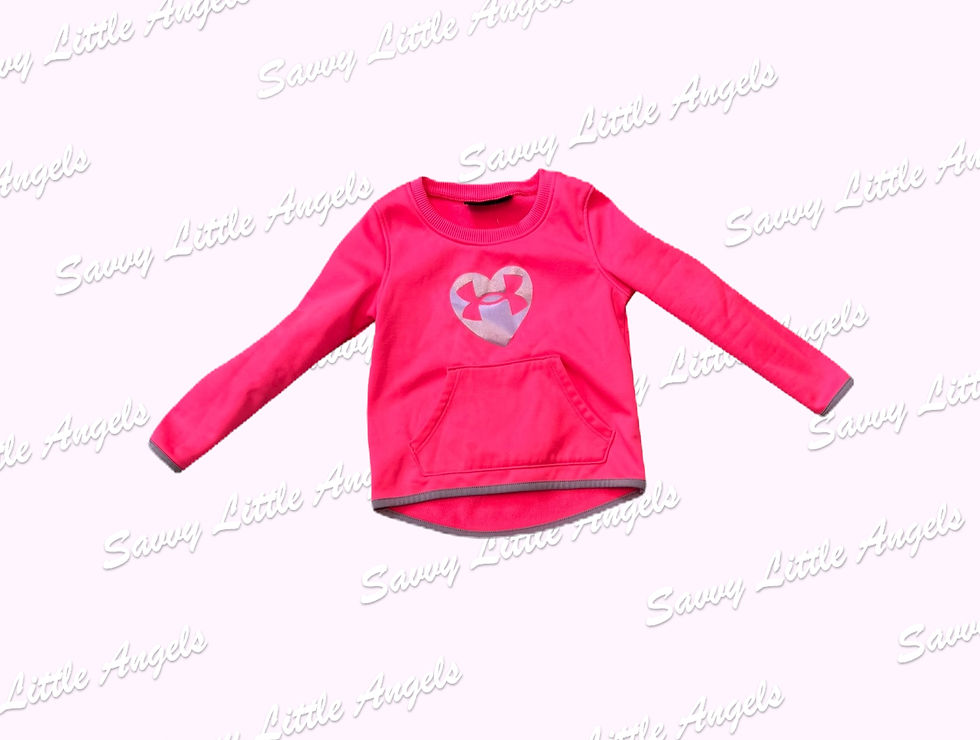 Neon Pink Sweatshirt Front View