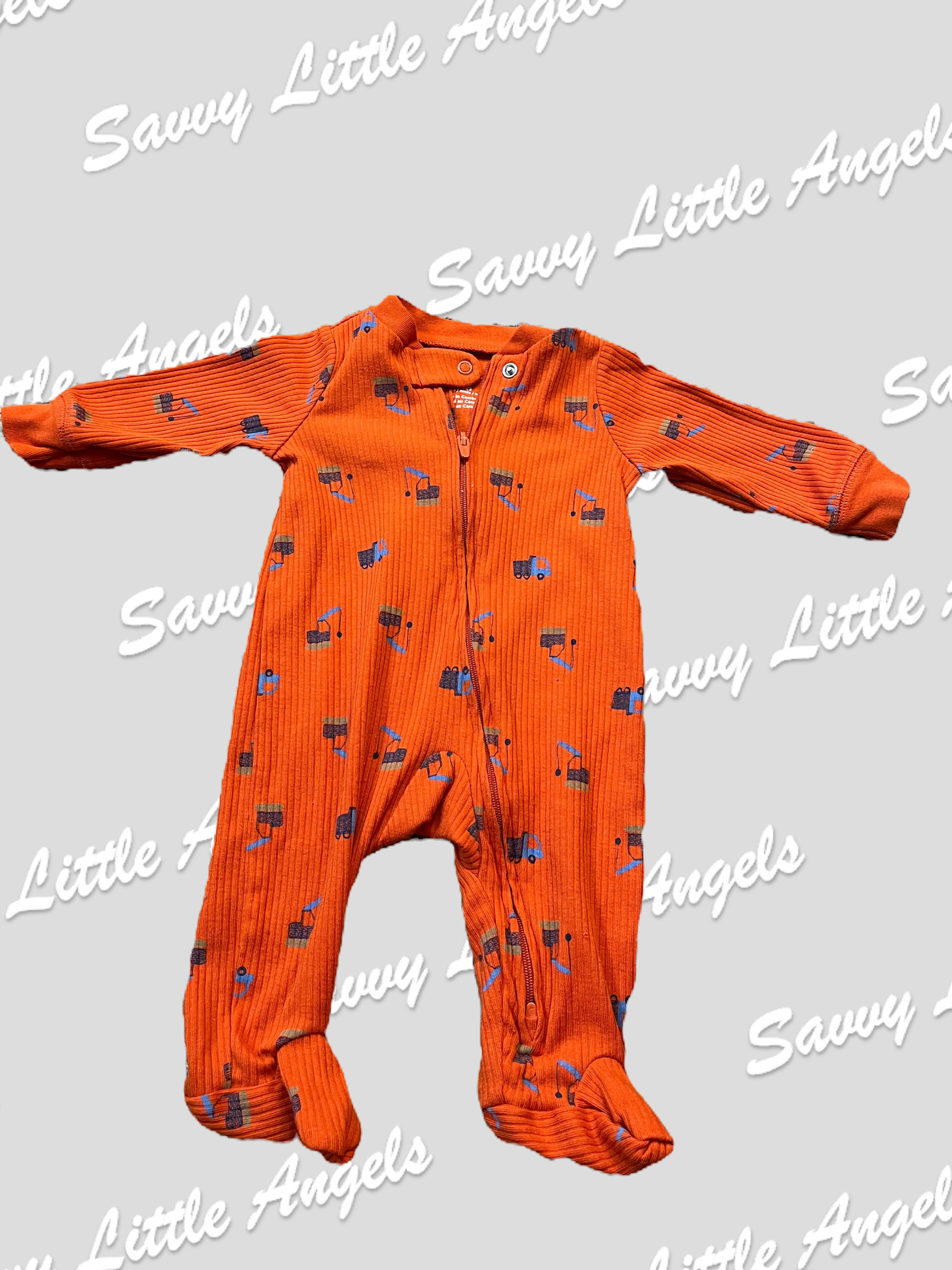 front of Orange Truck Sleeper