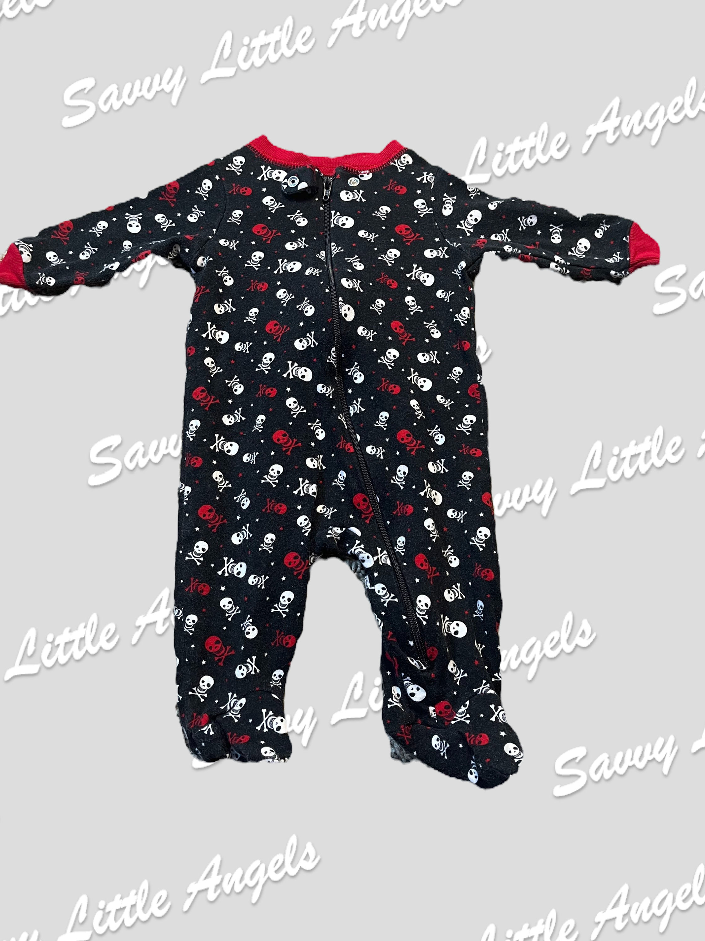 front of Black Skulls Sleeper