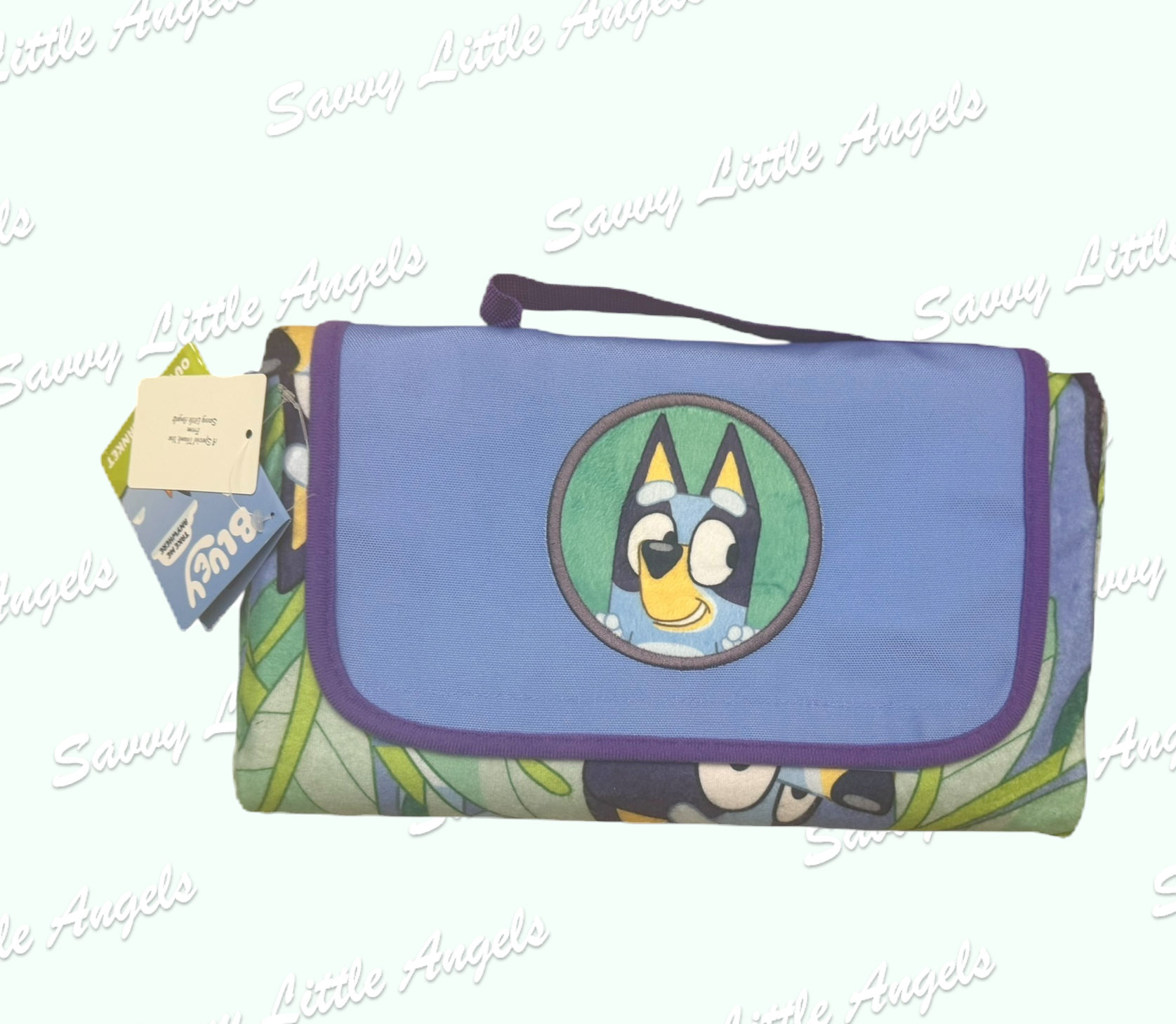 Outdoor Bluey Blanket Front View