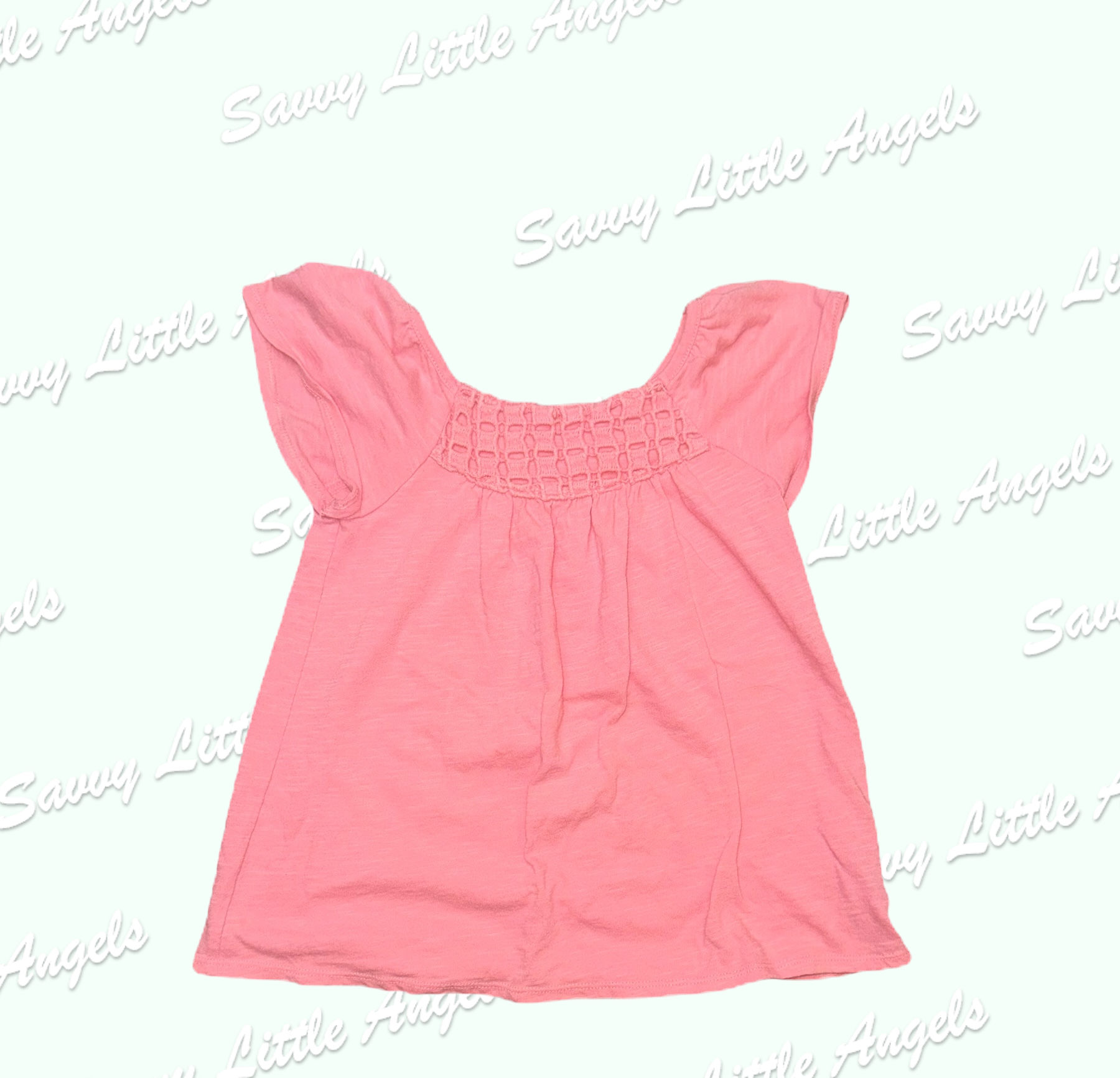 Pink Knitted Top Front View