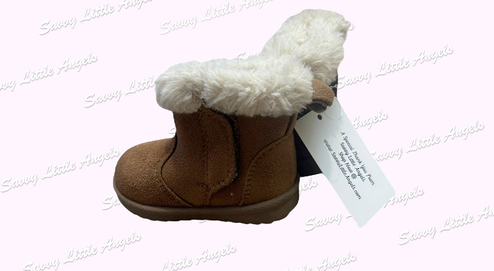 Thumbnail: Brown Fur Boots Side View