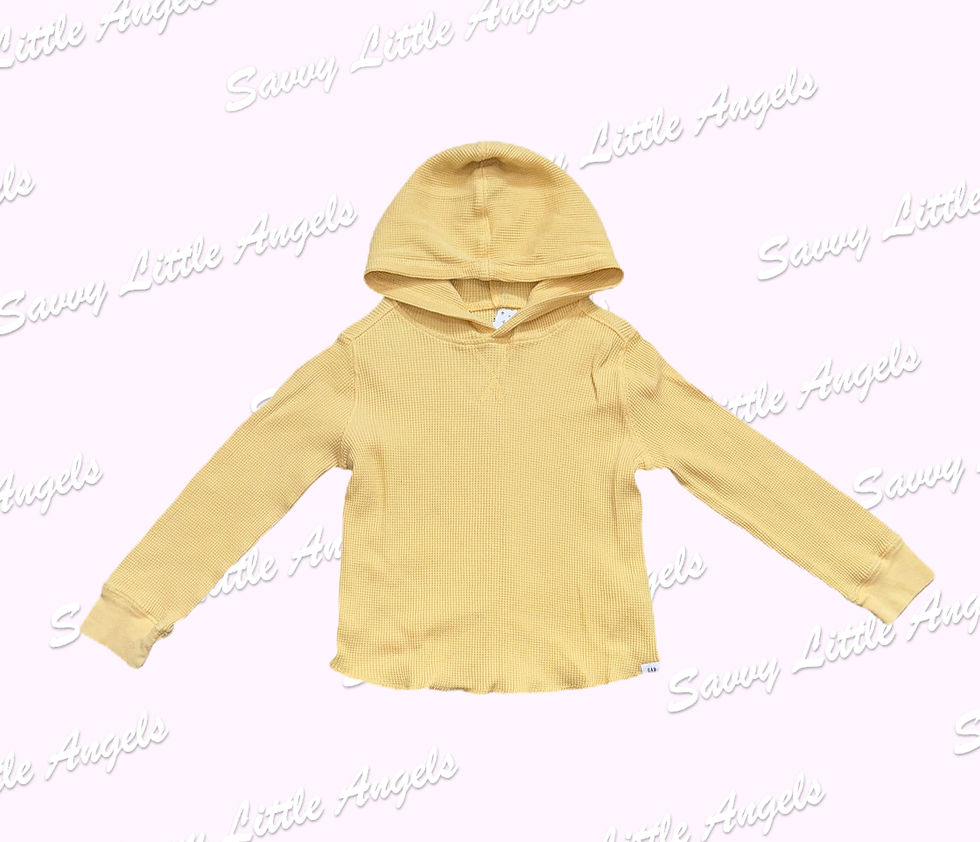 Yellow Hooded Thermal Front View