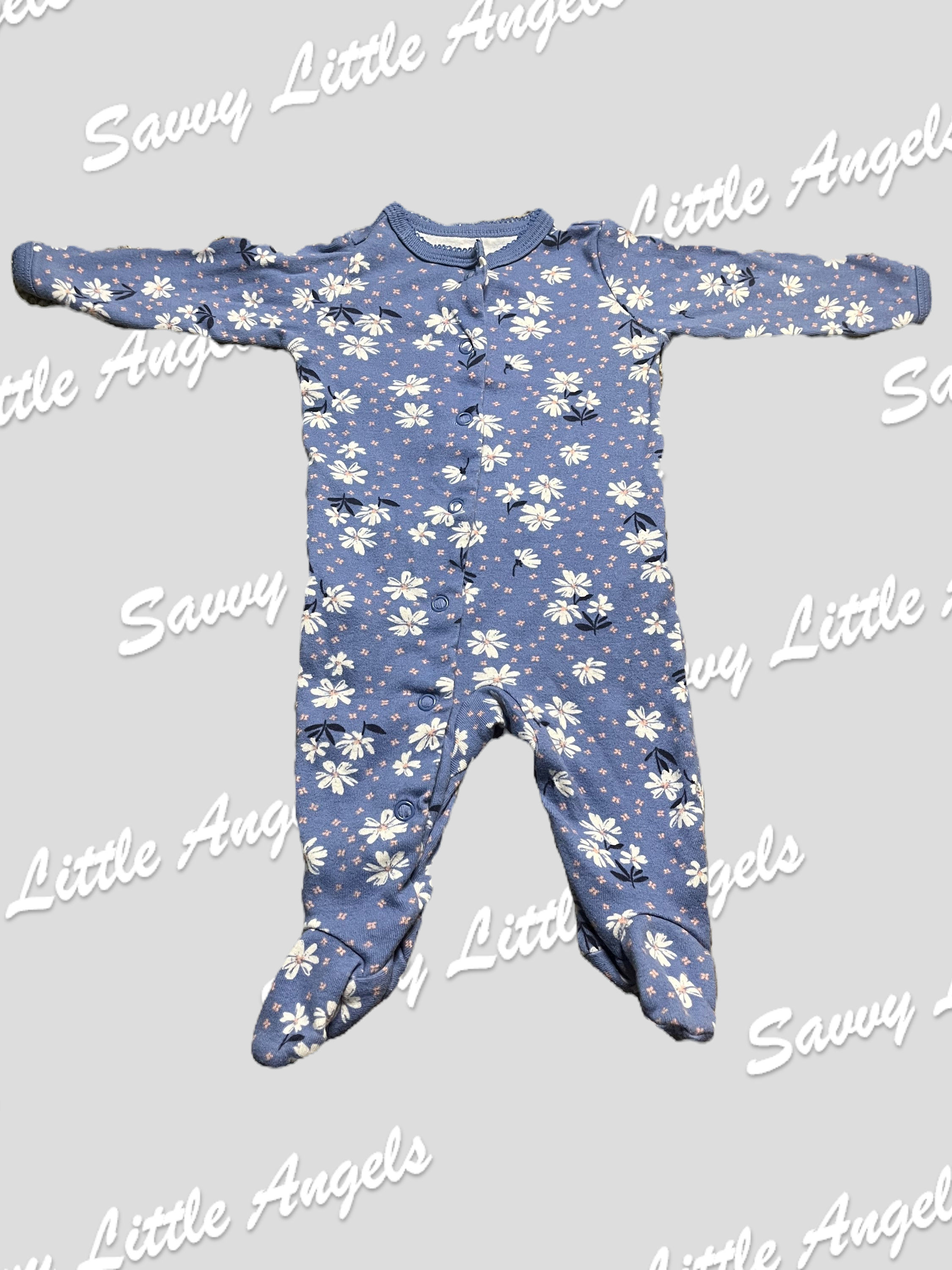 3M Blue and White Flower Sleeper