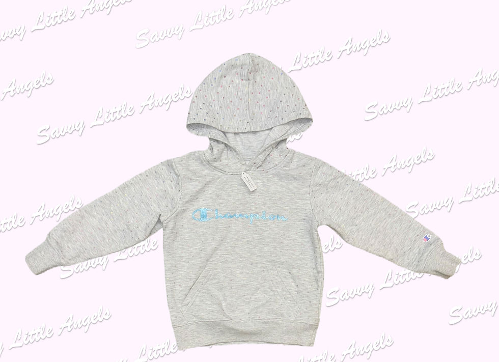 Multi Color Polka-Dot Champion Hoodie Front View