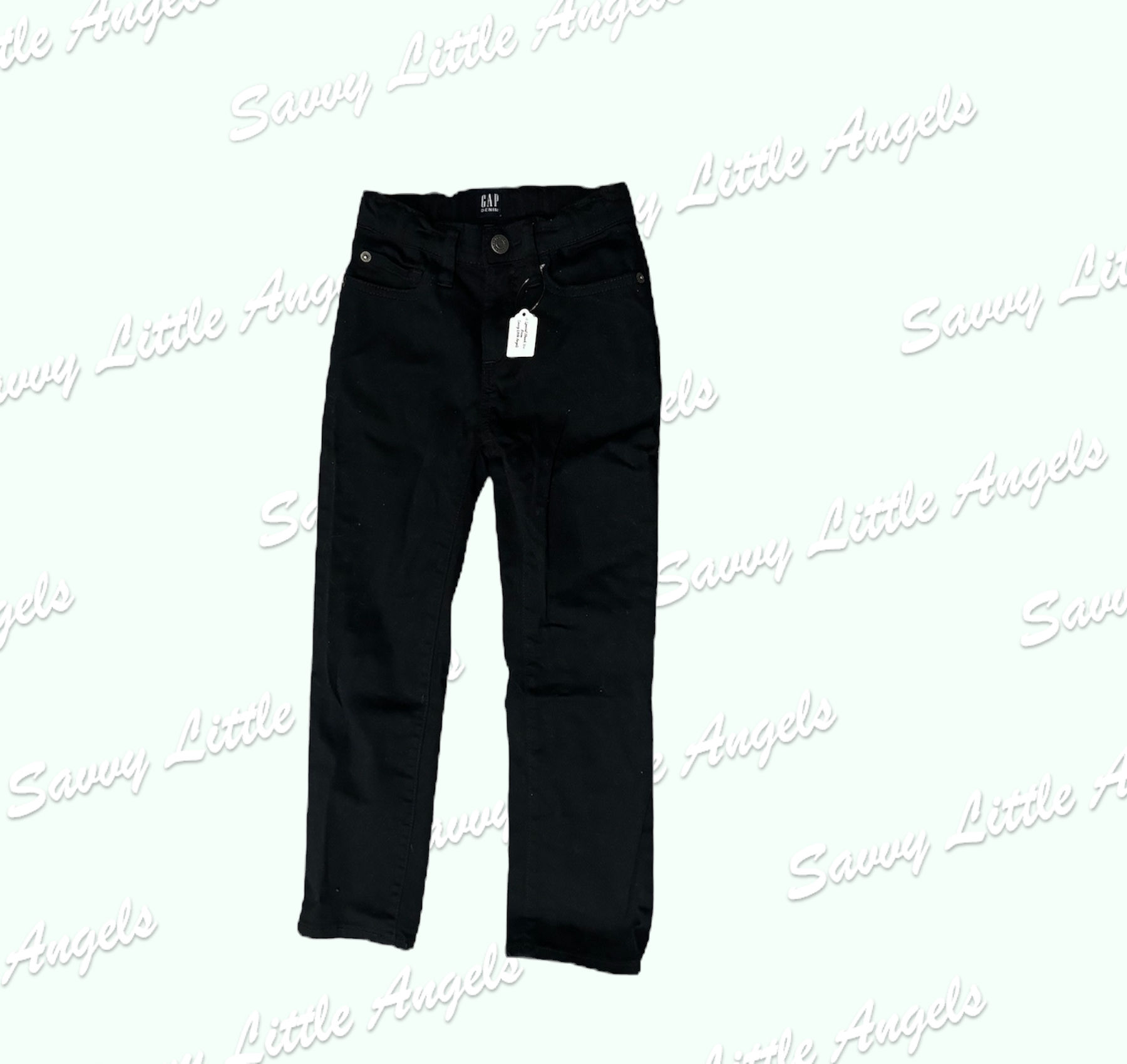 front of Black Jeans