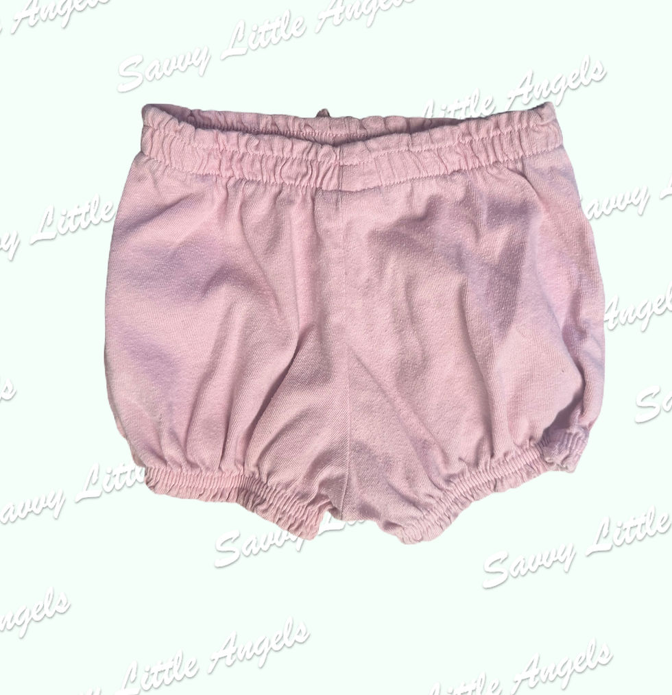 Pink Shorts Back View