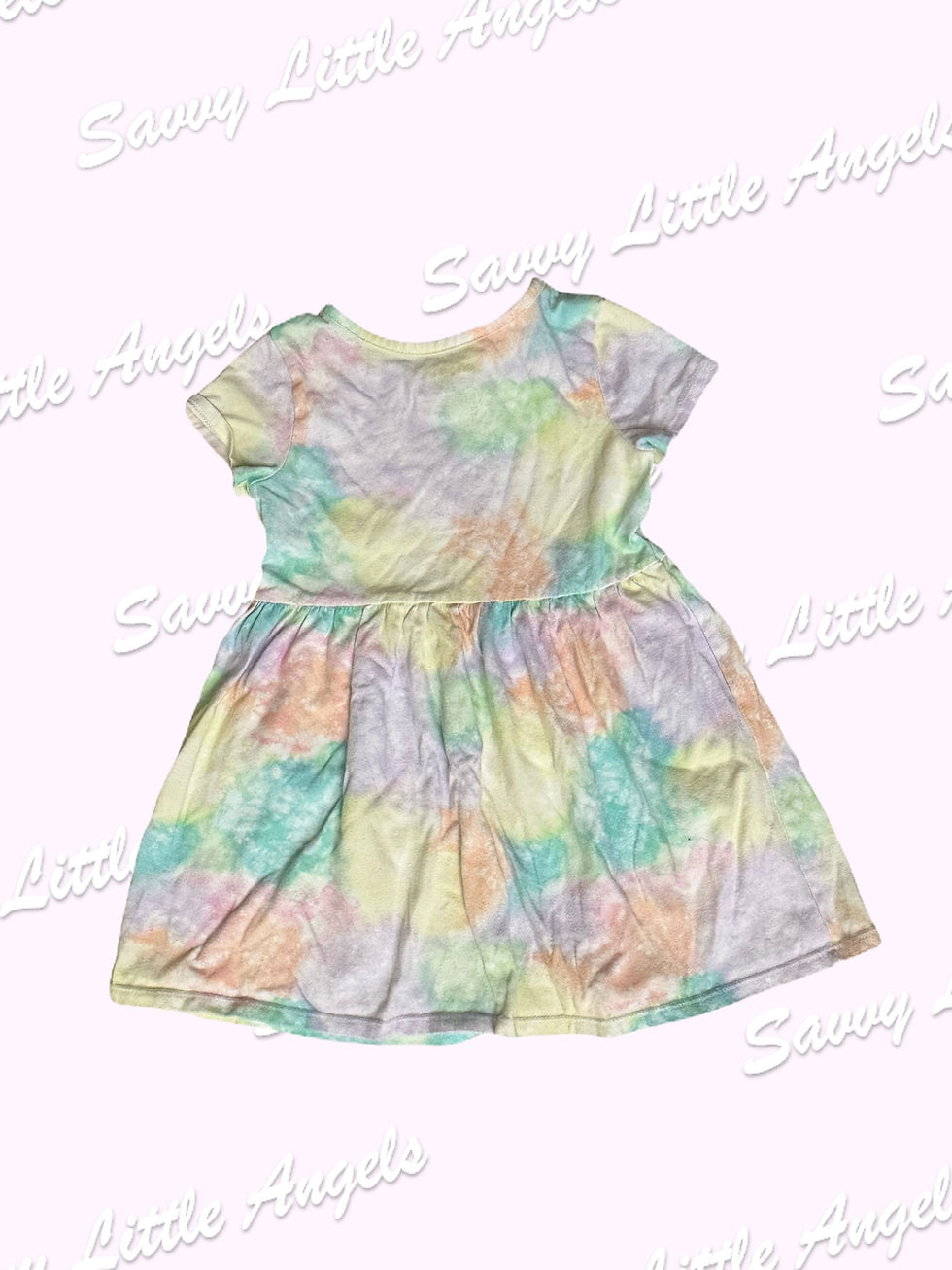 Tye Dye Dress Back View