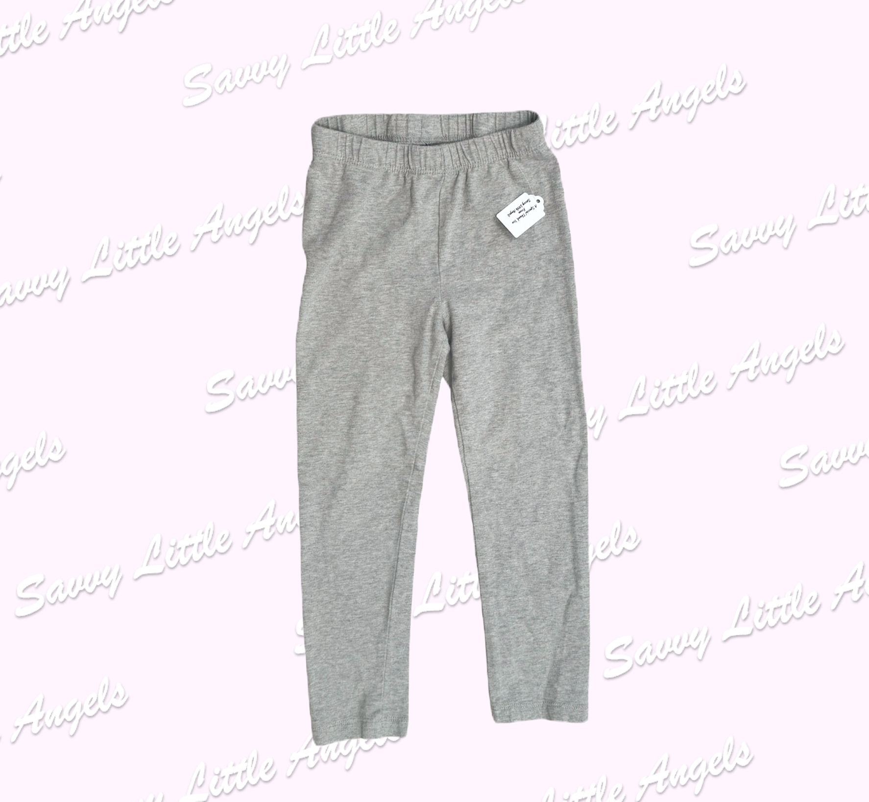 front of Light Grey Leggings