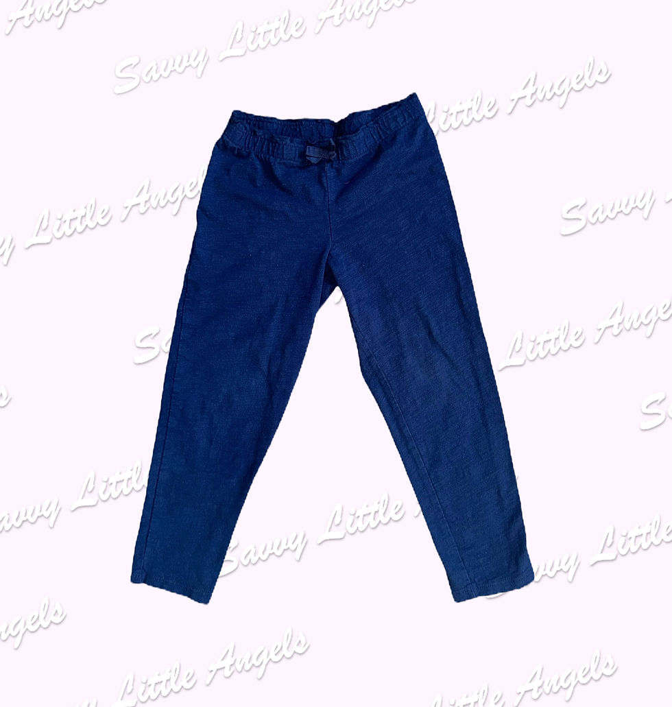 Dark Blue Pants Front View