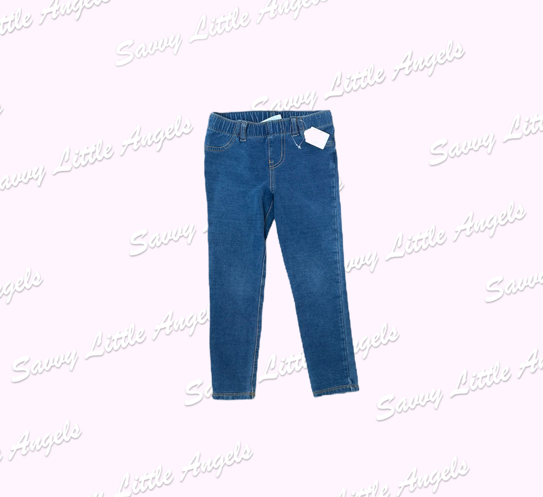 front of Blue Jeans